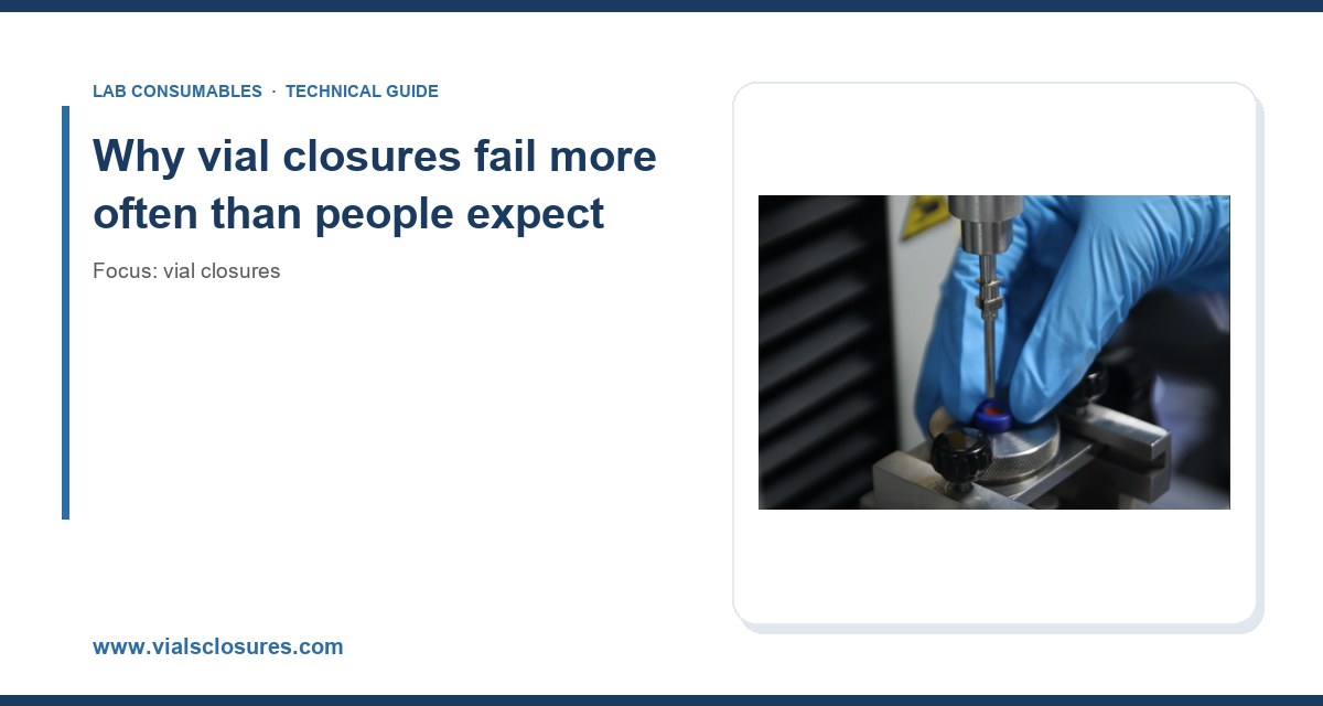 Why vial closures fail more often than people expect