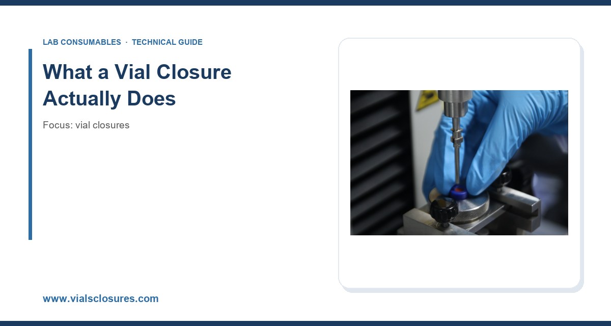 What a Vial Closure Actually Does